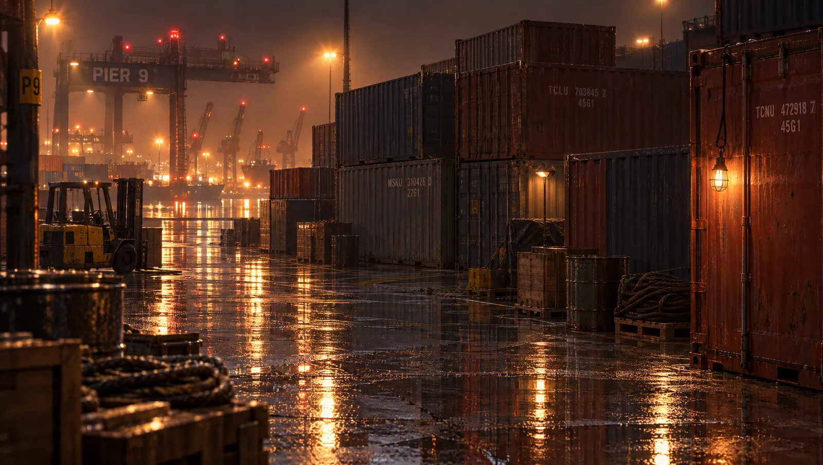 Pier yard